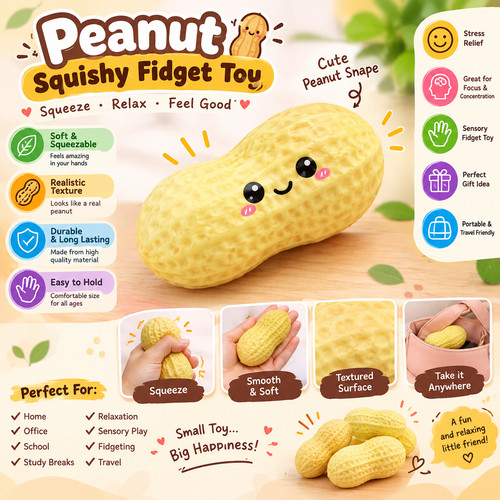 Peanut stress ball crunchy - ball,