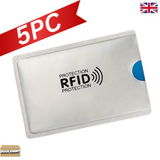 5x RFID Sleeve Debit/Credit