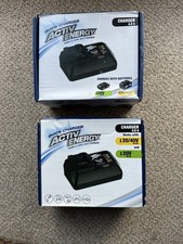 2 x ACTIV ENERGY BATTERY QUICK CHARGER  -  20/40V LI ION BATTERIES - FERREX 