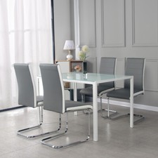 Black/White/Grey Glass Dining