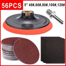 56Pcs Sanding Disc Kit Hook &