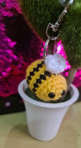Handmade crochet bumble - bumble, bee