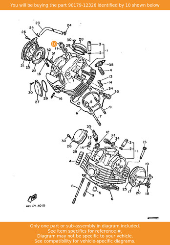 Yamaha nut 90179 - nut,, oem