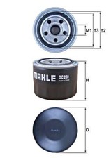 Oil Filter MAHLE Fits