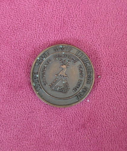 Scottish masonic lodge token - scottish,