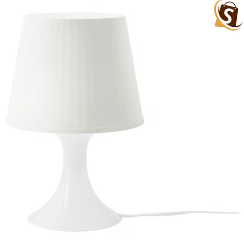 Ikea lampan table lamp white - table,