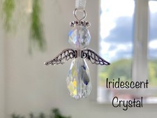 GLASS ANGEL DECORATION