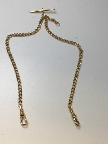 Gold plated albert pocket - gold,