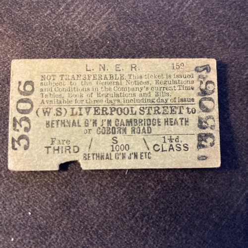 Railway ticket - ,
