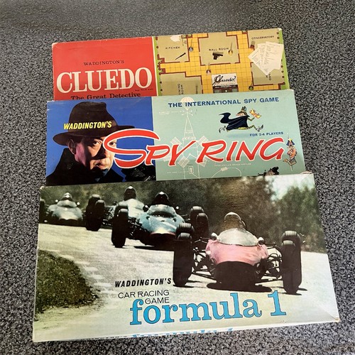 Three vintage waddingtons - vintage,