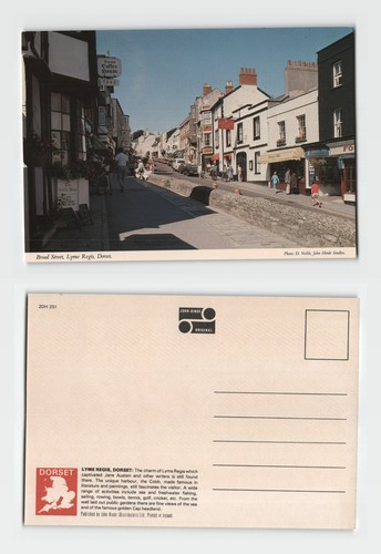 Postcard broad street - postcard, lyme