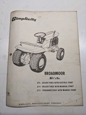 Simplicity operator manual - simplicity,