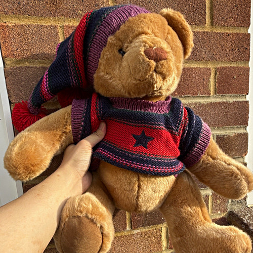 Harrods brown plush teddy bear - teddy,
