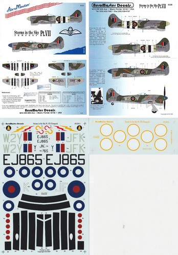 Aeromaster decals tempest - aeromaster,