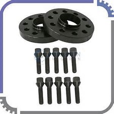 Mercedes 10mm Hubcentric Black Wheel Spacer Kit 5x112PCD 66.6 TAPERED Bolts