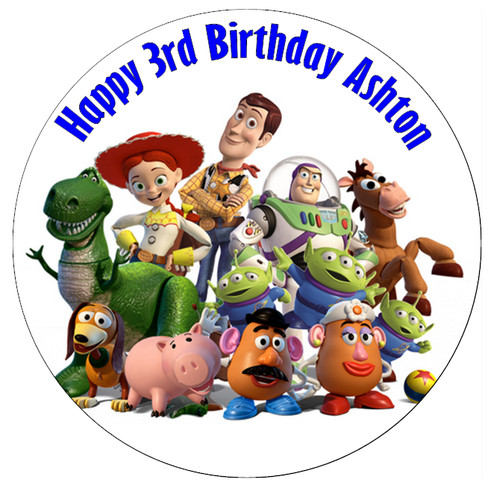 Toy story personalised cake - toy,