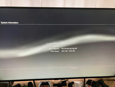 Sony PS3 Slim Console PlayStation 3 250GB Charcoal Black Low Firmware 3.61