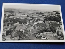 HAWES, YORKSHIRE  1948, REAL PHOTO POSTCARD, THE VILLAGE AND RAILWAY STATION 