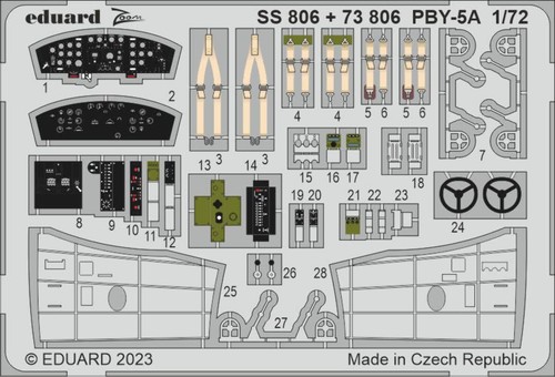 Eduard ss806 pby 5a - 1:72, pby-5a