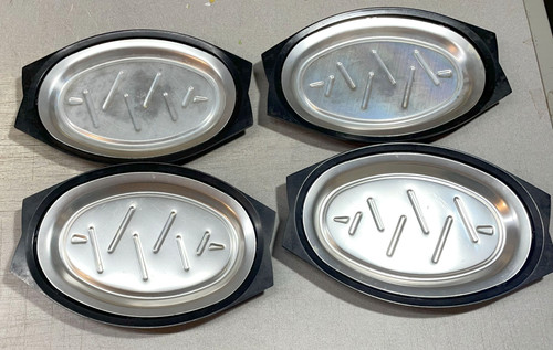 Four steak plates - four,