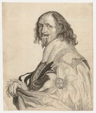 After Anthony van Dyck - 19th Century Watercolour, Philip, Earl of Pembroke