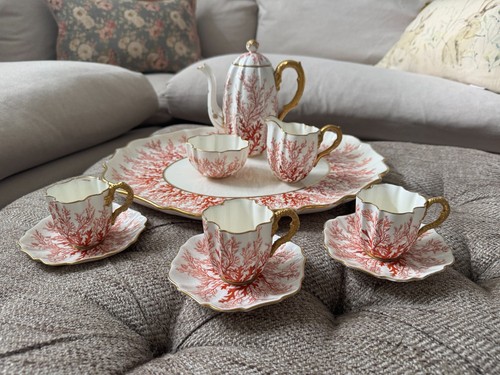 Coalport red coral - red, piece