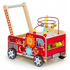 Wooden Fire Engine Walker with