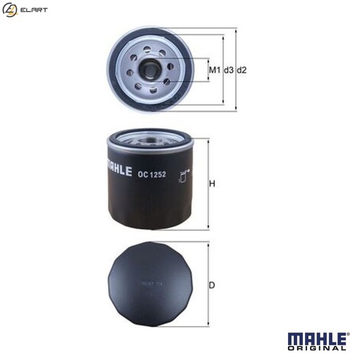 Oil filter 1252 for land - filter,