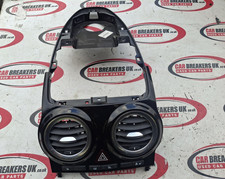 2011 VAUXHALL Corsa D Heater Vent Hazard Switch  Surround TRIM Piano BLACK