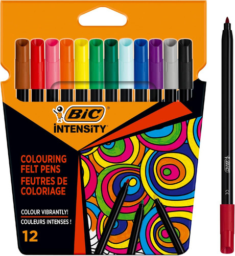 Intensity felt tip pens - felt,