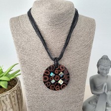  Abalone Shell Disc Pendant
