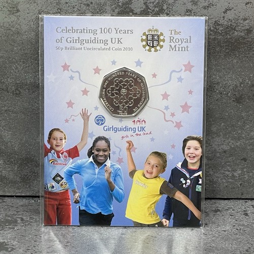 2010 girl guiding 50p - girl,