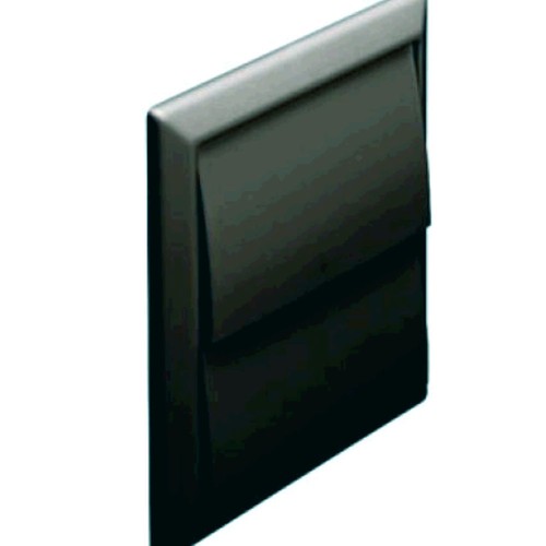 100mm black gravity vent - 100mm, 4"