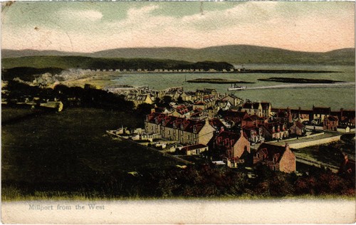 Millport from the west - pc,