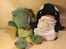 LITTLE TOWN Crocodile & Whale