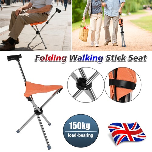 Folding walking stick - folding,