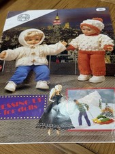 Sirdar Dolls Clothes Knitting Pattern No 201 Dressing Up For Dolls