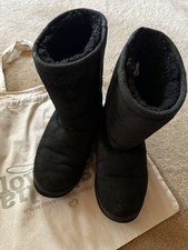 Love From Australia Designer “LFA”  Sheepskin Boots Size 4 Diamanté VGC