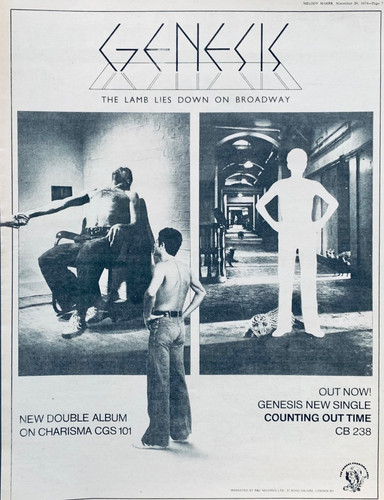 Genesis 1974 original poster - genesis,
