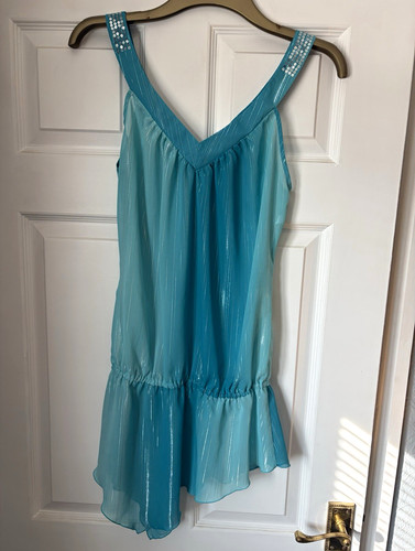 Ann summers blue chiffon - ann,
