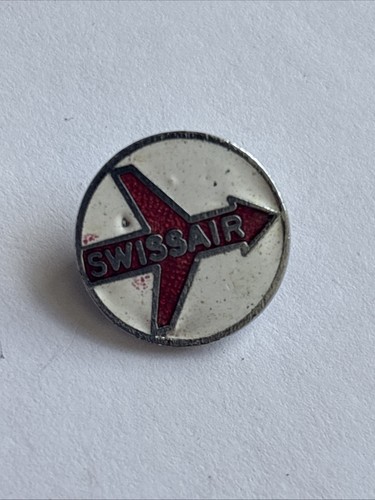 Swissair metal badge - swissair,