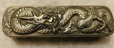 Vintage Antique White Metal