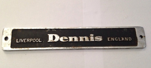 Vintage dennis vehicle bonnet - vintage,