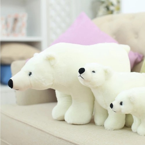 Super soft polar bear family - polar,