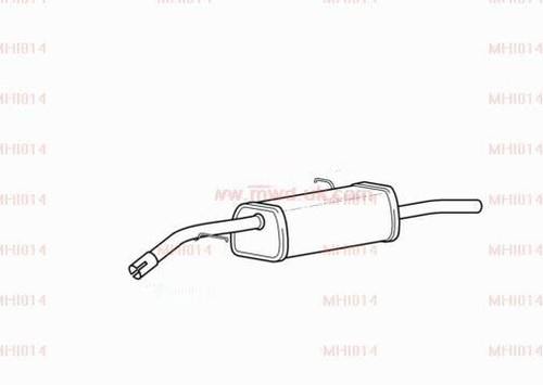 Exhaust for citroen 4 - exhaust, c3