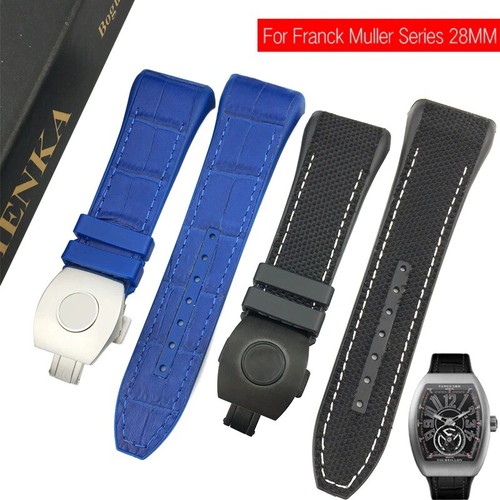 28mm black blue silicone - blue,