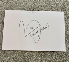 Mick Box - Signed Card - Uriah Heep Guitarist