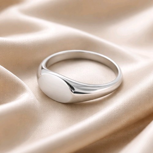 Modern signet ring - signet, high