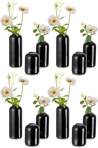 Glass bud vases for flowers - glass,