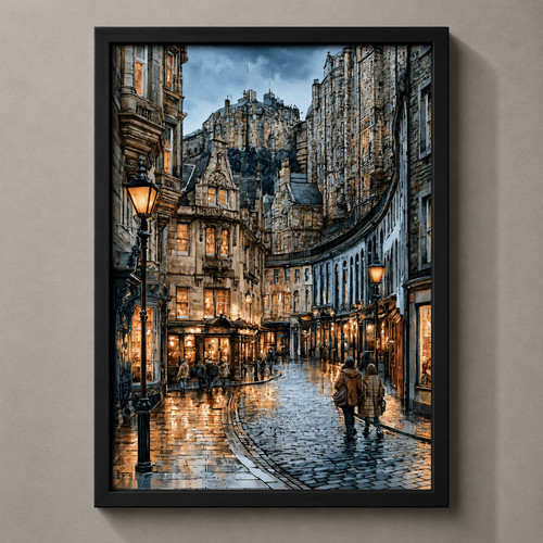 Edinburgh scotland wall art - wall,